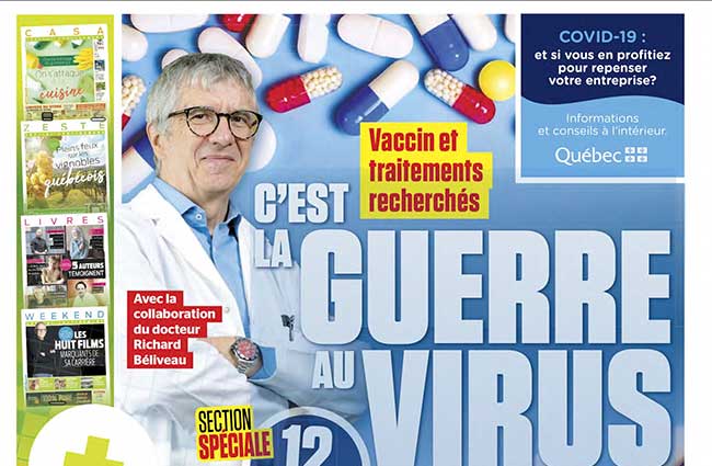 Richard Béliveau - collaboration spéciale - Journal de Montréal
